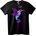 NOONEBRAND Тениска с ярък колибри - 7XL, Black