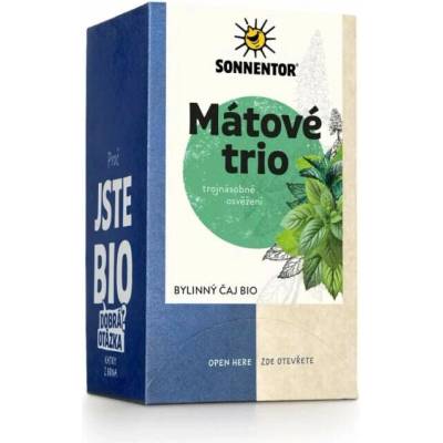 Sonnentor mátové trio bio 21,6 g balení 6 ks