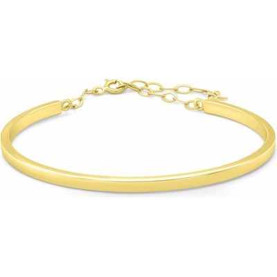 Brilio Silver Luxusní pozlacený pevný náramek BRC234Y