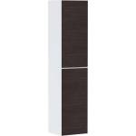 Hansgrohe Xevolos E - Висок шкаф 40x176x36 см, 2 врати, панти отляво, матово бяло/тъмен дъб 54218730 (54218730)