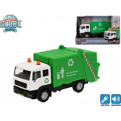 Kids Globe Traffic auto popelářské 15cm kov