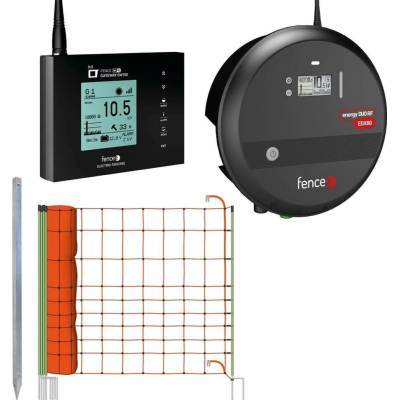 Set elektrického ohradníku se sítí ochrana před vlkem, rysem - RF zdroj 8 J - WiFi Gateway - síť 50 m