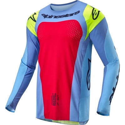 Alpinestars Techstar OCURI svetlo modrá/žltá/červená