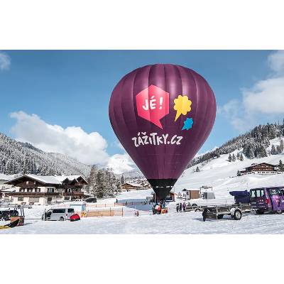 Exkluzivní let balónem nad Alpami