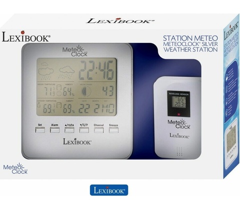 Lexibook MeteoClock Silver