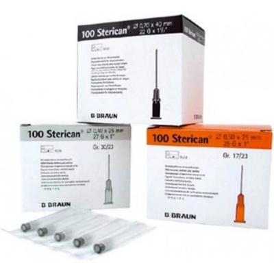 B. Braun Jehla inj Sterican 0,90 x 70 žlutá IM 100 ks – Zboží Mobilmania