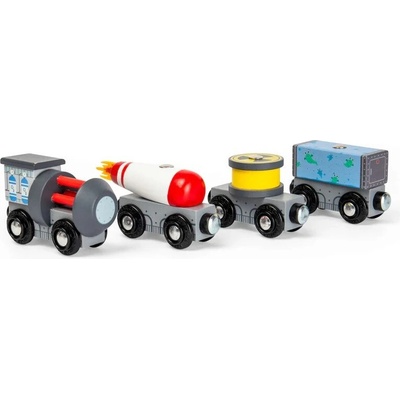 Bigjigs Rail Drevený vesmírny vláčik