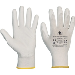 CERVA Ff bunting light hs-04-003 / Ръкавици с покритие - бели 9 (0108006380090)