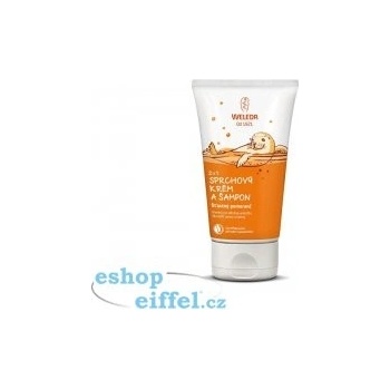 Weleda 2v1 sprchovací krém a šampón pomaranč 150 ml