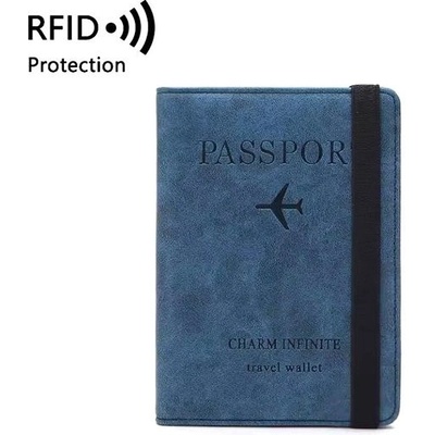 Take it shop RFID Puzdro na pas a doklady modré
