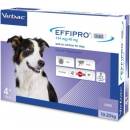 Veterinárne prípravky Virbac Effipro Duo spot-on Dog 134 mg M 10-20 kg 4 x 1,34 ml
