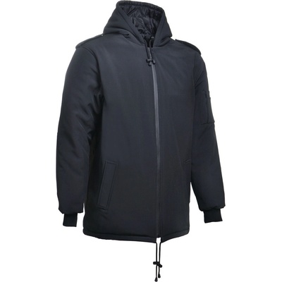 Bunda M-Tramp DUBON softshellová podšívka, kapucňa čierna