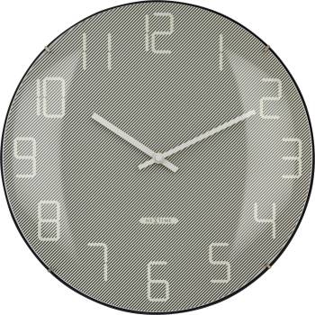 NeXtime Стенен часовник Shade сив (3299GS)