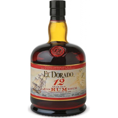 El Dorado Rum 12y 40% 0,7 l (čistá fľaša)