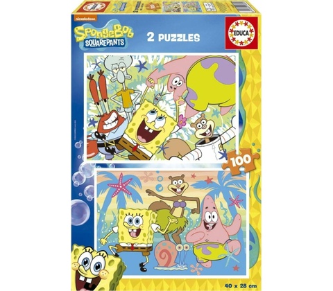 EDUCA Sponge Bob 2x100 dielov