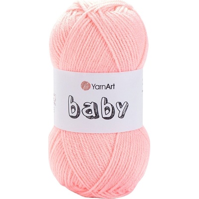 YARNART Baby 204 Light Pink Плетива прежда (Baby 204)
