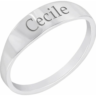 Eppi Zlatý pečetní prsten s gravírem Bryony R38665