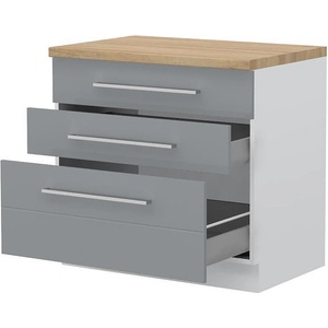  Долен кухненски шкаф с чекмеджета Highline R-90-3MBOX/3
