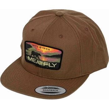 Meatfly шапка с равна козирка Hornet Snapback Red Alaska / Tan | Кафява Meatfly | Kafyav | МЪЖЕ | ONE SIZE