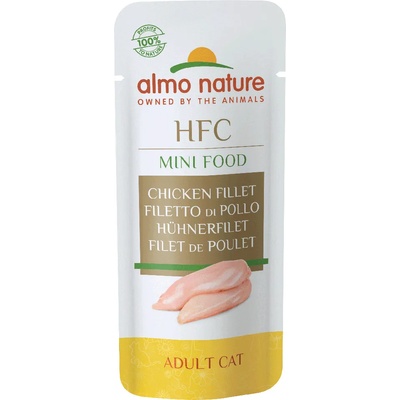Almo Nature HFC Almo Nature Green Label Mini Food - пилешко филе (25 x 3 г)