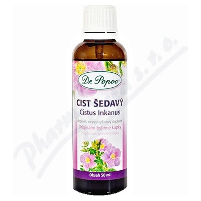 Dr.Popov Kapky bylinné Cist šedavý 50 ml