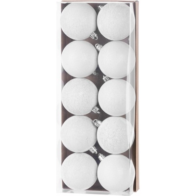 MagicHome Gule 10 ks biele na vianočný stromček 6 cm