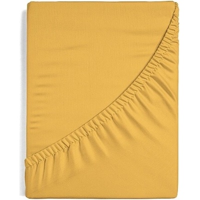 Matějovský Prostěradlo jersey s elastanem vanilkově žluté 180x200