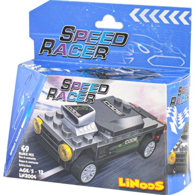 LiNooS auto sportovní na volný chod 49 ks