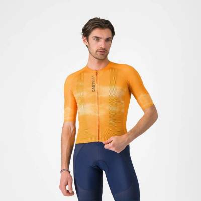 Castelli CLIMBERS A/C oranžová/kouřová šedá