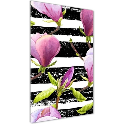 Vertikálny foto obraz sklo tvrdené Magnolie 50x100 cm
