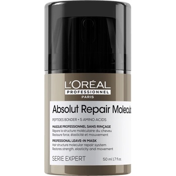 L'Oréal L'ORÉAL PROFESSIONNEL Absolut Repair Molecular Leave-in mask Продукт за коса без отмиване дамски 50ml