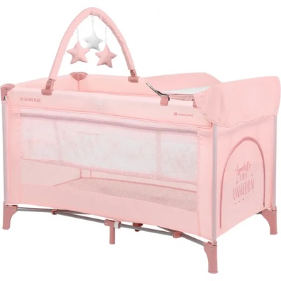 KikkaBoo Бебешка кошара на две нива So Gifted PLUS Pink - KikkaBoo