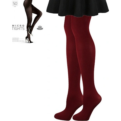 Lady B MICRO TIGHTS 50 DEN dámske pančucháčové nohavice granatina