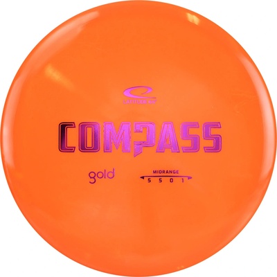Latitude 64 Compass - Gold Oranžová