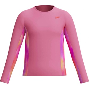 Speedo Блуза с uv защита kids l/s print splice rash guard (8-a000204002)
