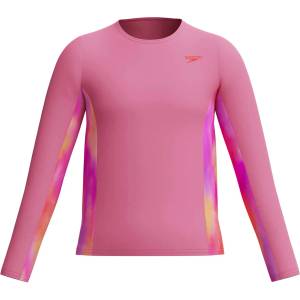 Speedo Блуза с uv защита kids l/s print splice rash guard