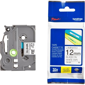 Image 1 of Brother Лента лам. Brother TZE231 BK/W 12/8 орг (TZE231)