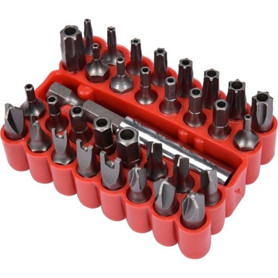 TOYA Комплект битове и бид държач vorel, 1/4" , 33 части (euro 66330)