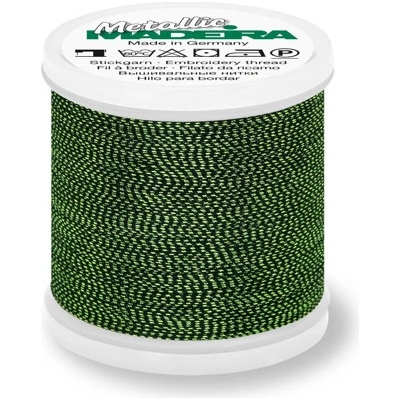 Vyšívací nit Madeira Metallic Soft 40 (200m) barva 452 malachite