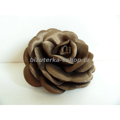 Bizuterka-eshop.cz květ hnědý BZ-04878