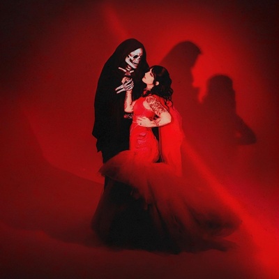 Mothica - Kissing Death Coloured Red & Black Splatter - Vinyl LP