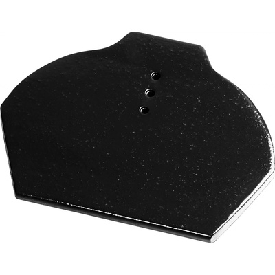 Tondach Hranice/Renoton 11 Ukončení hřebene spodní 21 cm glazura amadeus černá