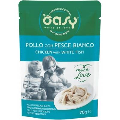 Oasy more love vrecko kuracie mäso s bielymi rybami 70 g