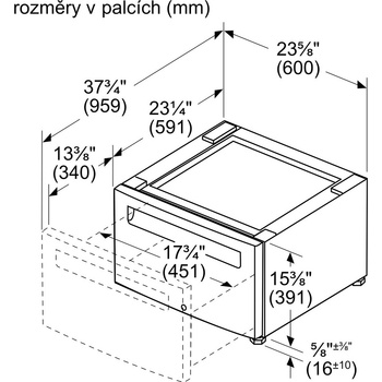 Bosch WTZPW20D Podstavec