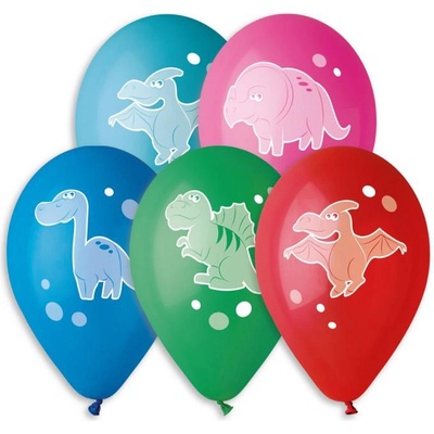 Kulatý potisk Dinosauři