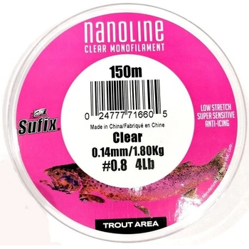 Sufix Nanoline Číry 150 m 0,16 mm 2,5 kg