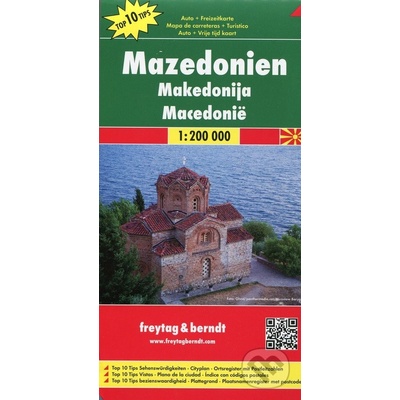 Freytag a Berndt Makedonie 1:200 000 automapa