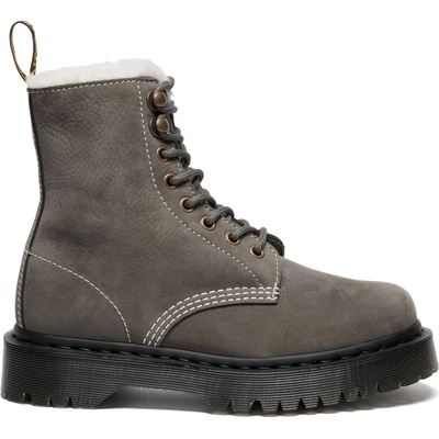 Dr. Martens Дамски зимни ботуши Dr. Martens Women's 1460 Pascal Bex FL Winter boots - Gunmetal Milled Nubuck Wp - размер 41 (EU) (121-1202-0116)