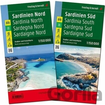 Sardinie 1:150 000 / sada dvou automap - freytag&berndt
