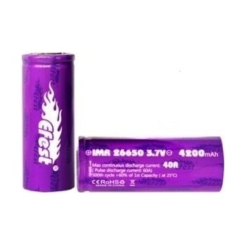 Efest Baterie IMR 26650 40A fialová,1 ks 4200mAh